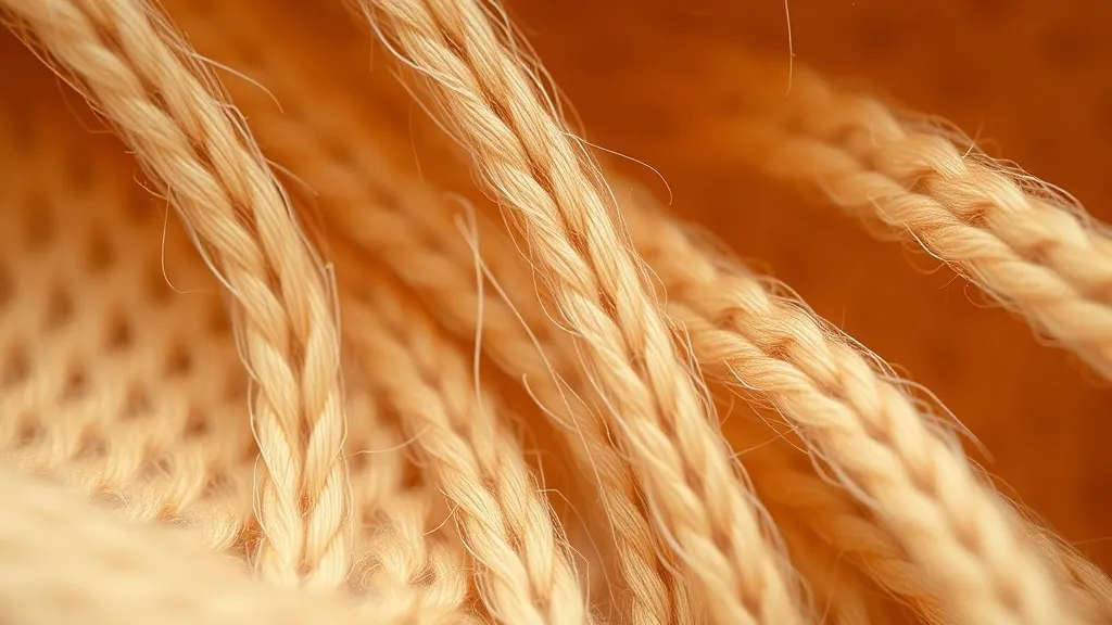 Microscopic view of clean fabric fibers, high quality, profe